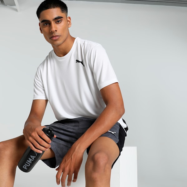 Cross the Line 2.0 Men's Track & Field Running Tee, Puma White-Puma Black, extralarge-IND