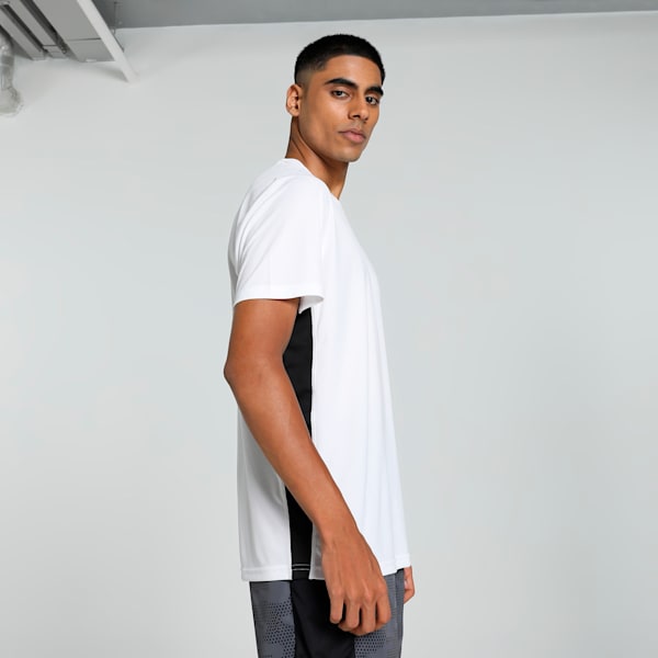 Cross the Line 2.0 Men's Track & Field Running Tee, Puma White-Puma Black, extralarge-IND