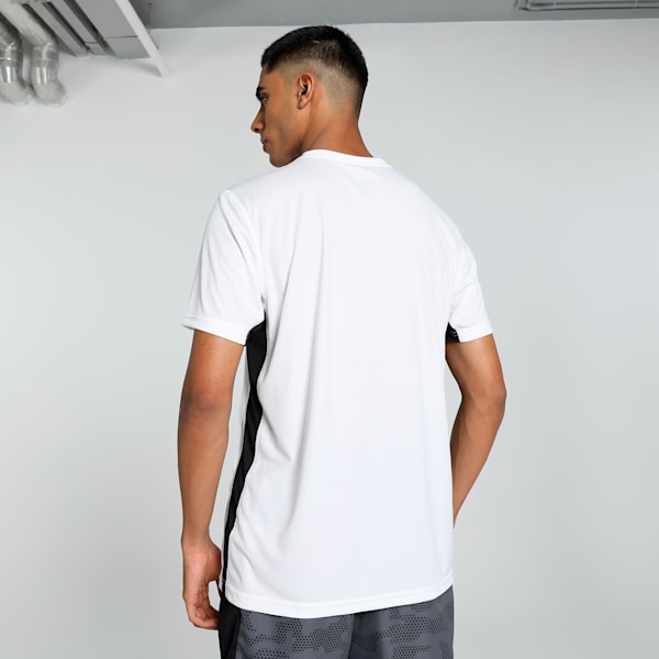 Cross the Line 2.0 Men's Track & Field Running Tee, Puma White-Puma Black, extralarge-IND