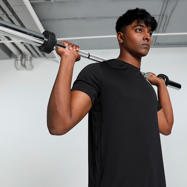 Cross the Line 2.0 Men's Track & Field Running Tee, Puma Black-solid, extralarge-IND