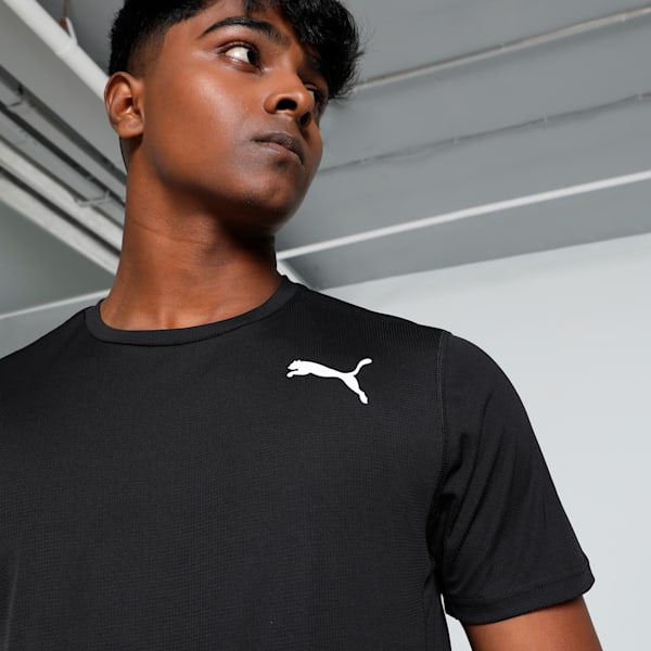Cross the Line 2.0 Men's Track & Field Running Tee, Puma Black-solid, extralarge-IND