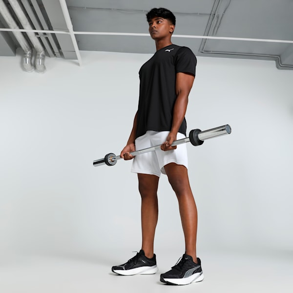 Cross the Line 2.0 Men's Track & Field Running Tee, Puma Black-solid, extralarge-IND