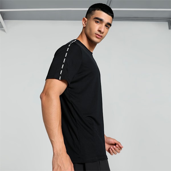 Men's Taped Training T-shirt, PUMA Black, extralarge-IND