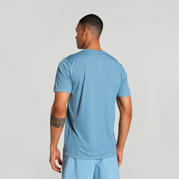 RUN FAVORITE GRAPHIC Men's Running T-shirt, Zen Blue-Road2Paris, extralarge-IND