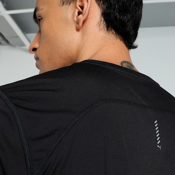 RUN FAVORITE VELOCITY Men's Running T-shirt, PUMA Black-Sun Stream, extralarge-IND