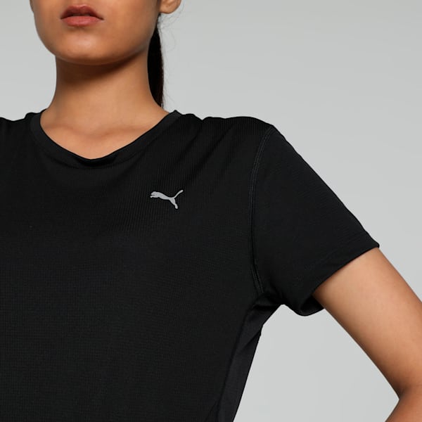 RUN FAVORITES VELOCITY Women's Running T-shirt, PUMA Black, extralarge-IND
