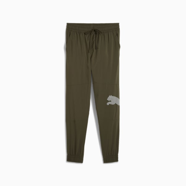メンズ トレーニング トレインオールデイ ビッグ キャット ウーブンパンツ, Dark Olive, extralarge-JPN