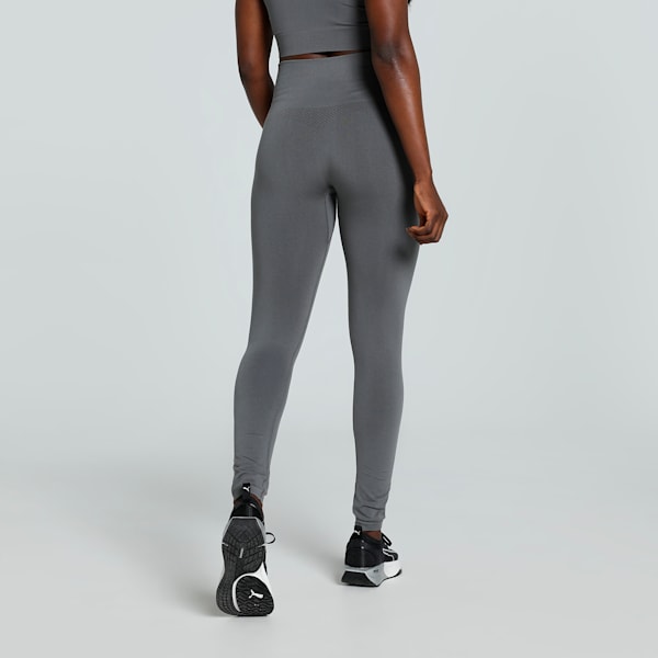 Women's Seamless Training Tights, Cool Dark Gray, extralarge-IND