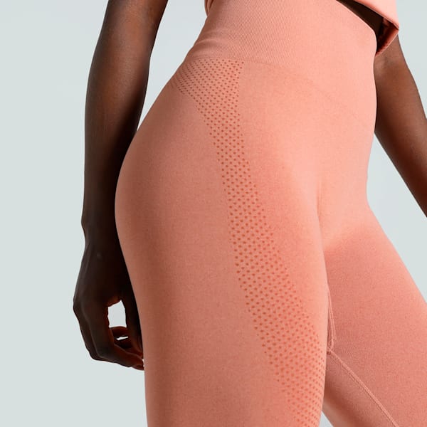 Women's Seamless Training Tights, Deeva Peach, extralarge-IND