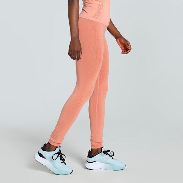 Women's Seamless Training Tights, Deeva Peach, extralarge-IND