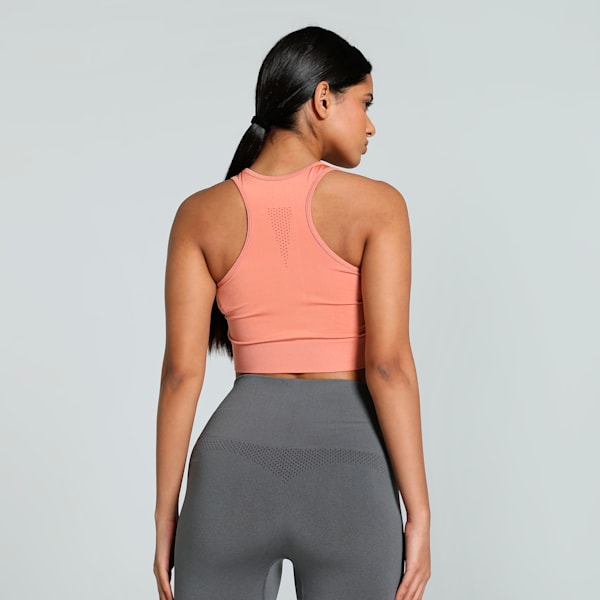 Women's Seamless Training Bra Top, Deeva Peach, extralarge-IND