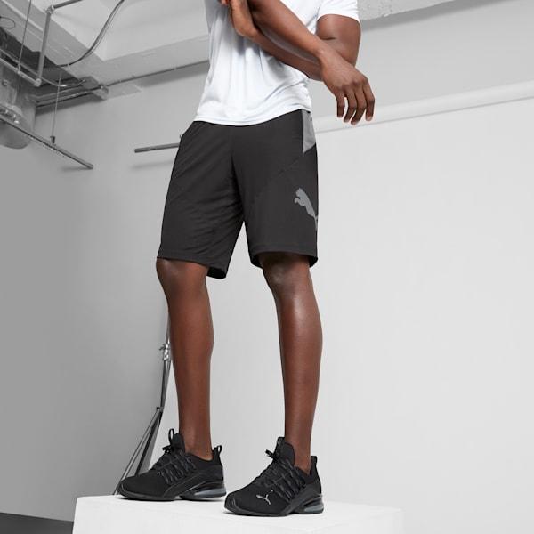 PUMA CAT Men's Training Shorts, PUMA Black-Cool Dark Gray, extralarge