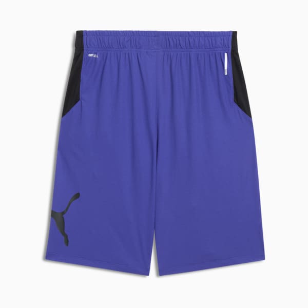 Shorts de entrenamiento PUMA CAT para hombre, Lapis Lazuli, extralarge
