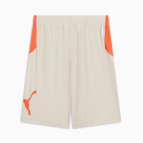 Shorts de entrenamiento PUMA CAT para hombre, Desert Dust, extralarge
