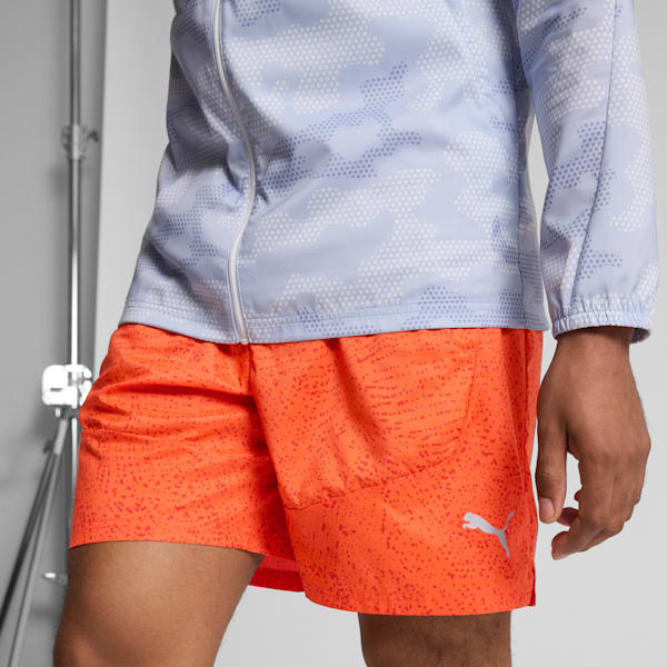 Men's All Over Print Running Shorts, Redmazing-AOP, extralarge