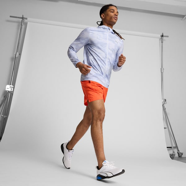 Men's All Over Print Running Shorts, Redmazing-AOP, extralarge
