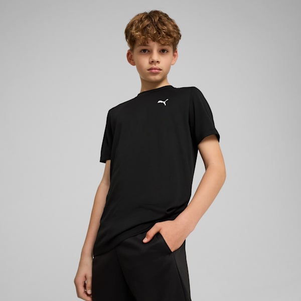 Train All Day Youth Training Tee, PUMA Black, extralarge-IND