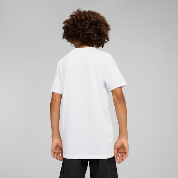 Playera Train All Day Essentials para adolescentes, PUMA White, extralarge