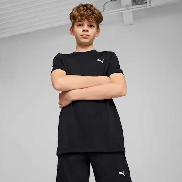 Playera Train All Day Essentials para adolescentes, New Navy, extralarge