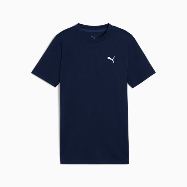 Playera Train All Day Essentials para adolescentes, New Navy, extralarge