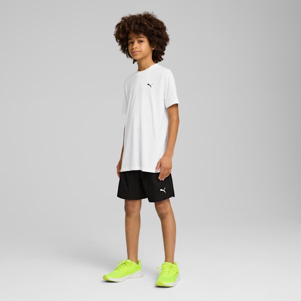 Train All Day Youth Woven Training Shorts, Puma Black, extralarge-IND