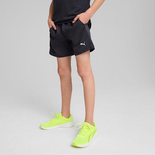 Train All Day Youth Woven Training Shorts, New Navy, extralarge-IND