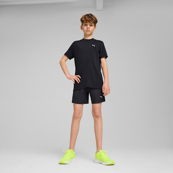 Train All Day Youth Woven Training Shorts, New Navy, extralarge-IND