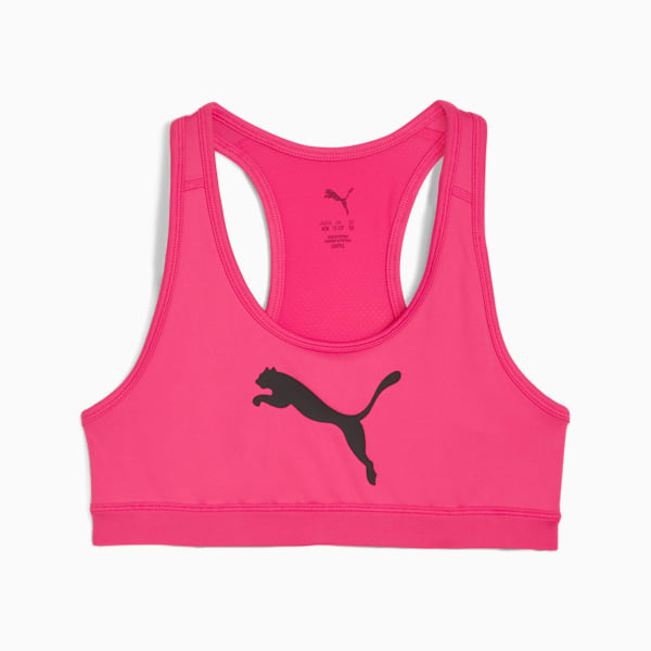 Train All Day Essentials Big Kids' Low Support Bra, Glowing Pink, extralarge