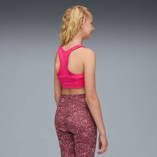 Train All Day Essentials Big Kids' Low Support Bra, Glowing Pink, extralarge