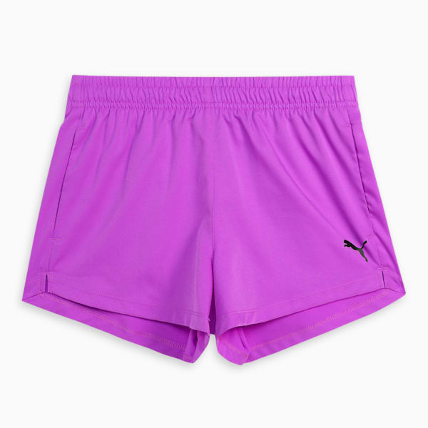 Train All Day Youth Woven Training Shorts, Pure Magenta, extralarge-IND