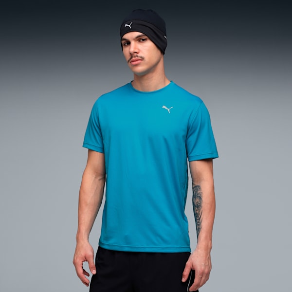 Graphics Running Faster Men's Tee, Speed Blue, extralarge-IND