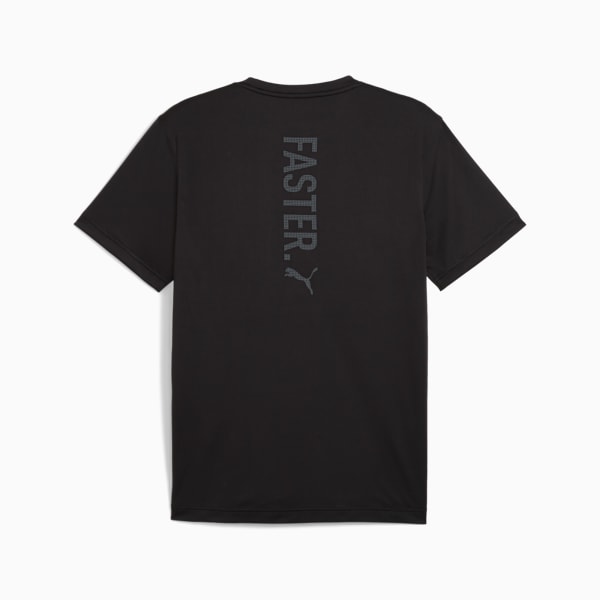 Graphics Running Faster Men's Tee, PUMA Black-Q3 & Q4, extralarge-IND