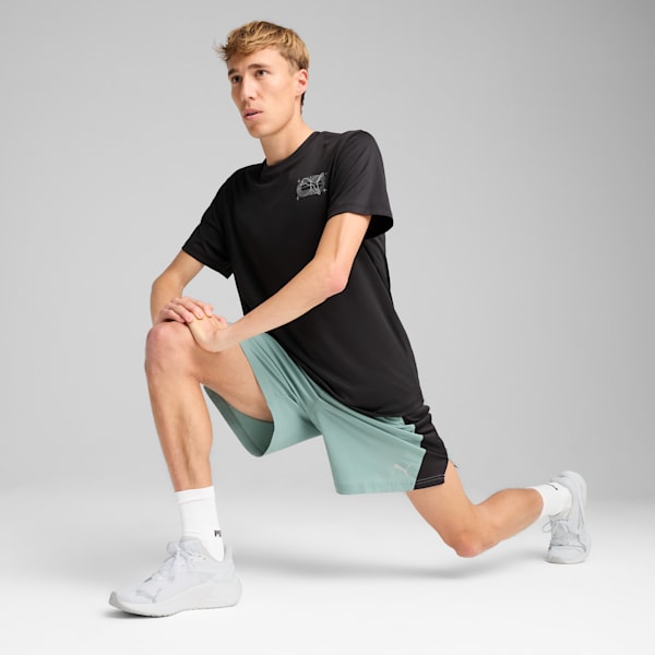 T-shirt graphique Skeleton Running Homme, PUMA Black, extralarge