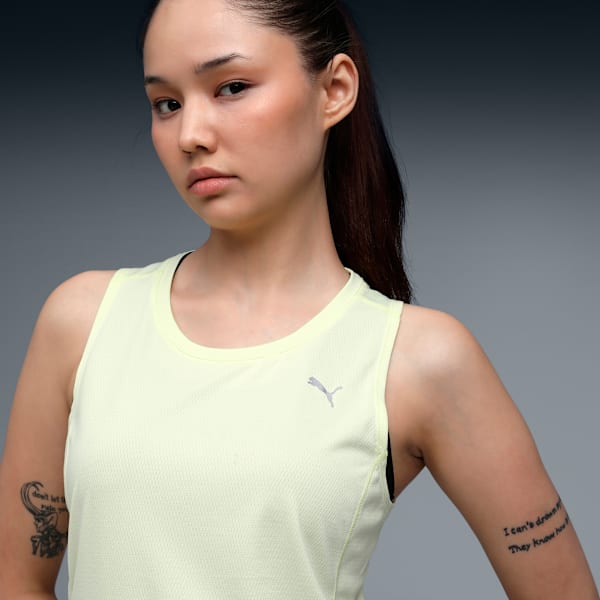 VELOCITY Women's Running Tank, Gold Moon, extralarge-IND