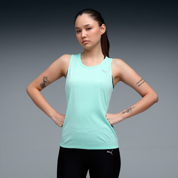 VELOCITY Women's Running Tank, Mint Melt, extralarge-IND