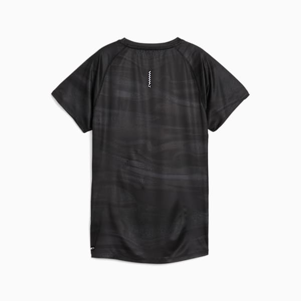 VELOCITY All-Over-Print Women's Running Tee, PUMA Black, extralarge-IND