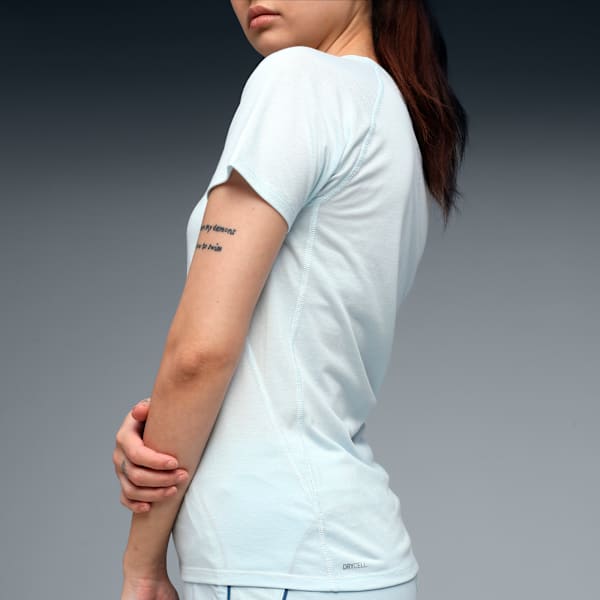 VELOCITY Tri-Blend Women's Running Tee, Sea Glass, extralarge-IND