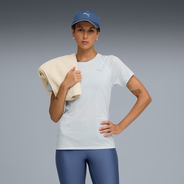 VELOCITY Tri-Blend Running Tee Women, Sea Glass, extralarge-GBR