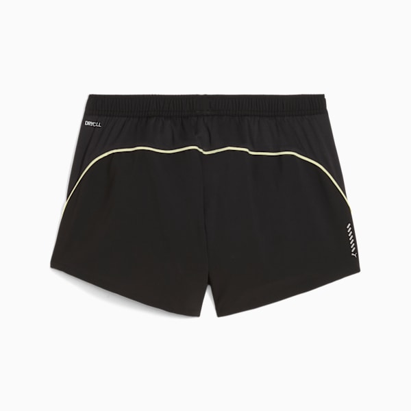 Shorts de running VELOCITY 7cm para mujer, PUMA Black-Gold Moon, extralarge