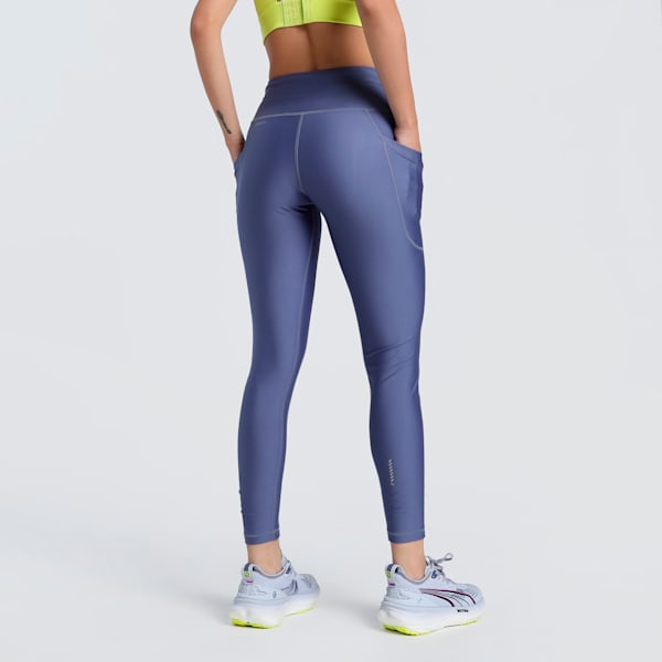 VELOCITY Women's Running Tights, Blue Crystal, extralarge-IND