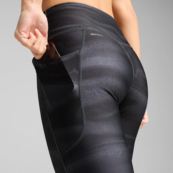 VELOCITY All-Over Print Women's Running Tights, PUMA Black, extralarge-IND