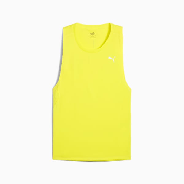VELOCITY Men's Running Tank, Lemon Sherbert, extralarge-IND