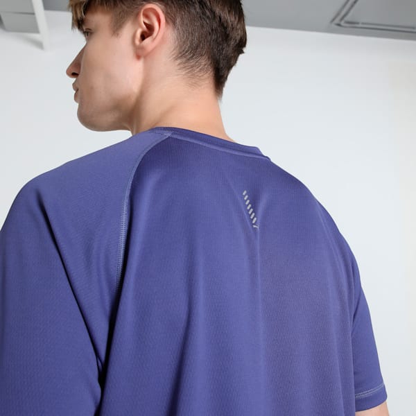 VELOCITY Men's Running Tee, Blue Crystal, extralarge-IND