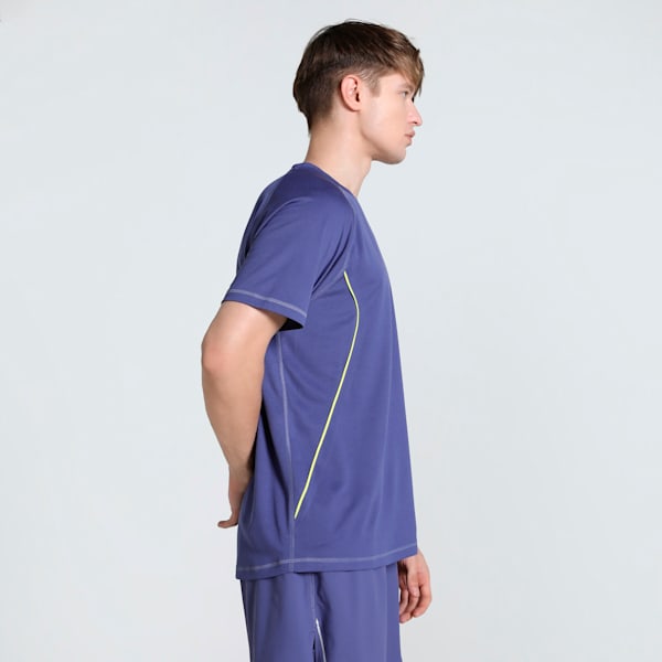 VELOCITY Men's Running Tee, Blue Crystal, extralarge-IND