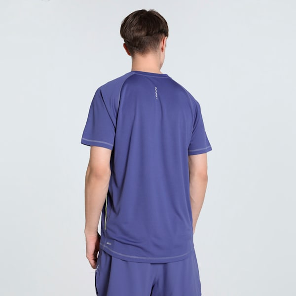 VELOCITY Men's Running Tee, Blue Crystal, extralarge-IND