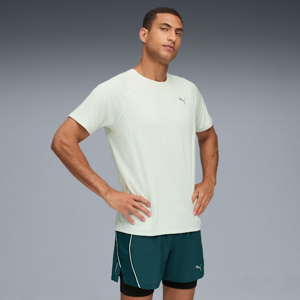 VELOCITY Men's Running Tee, Sage Frost, extralarge-IND