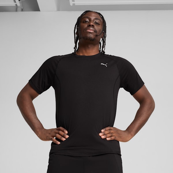 Camiseta para correr con combinación de tres tejidos para hombre RUN VELOCITY, PUMA Black, extralarge