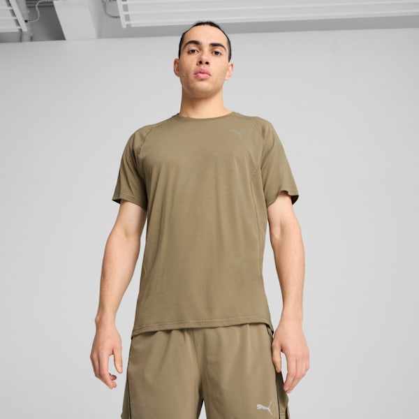 Playera de running VELOCITY Tri-Blend para hombre, Velvet Moss, extralarge