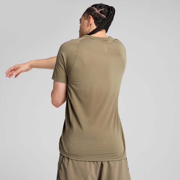 RUN VELOCITY Men's Tri-Blend Running Tee, Velvet Moss, extralarge