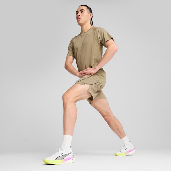 Camiseta para correr con combinación de tres tejidos para hombre RUN VELOCITY, Velvet Moss, extralarge